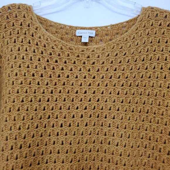 Garnet Hill Recycled-Cashmere Bobble-Stitch Women's Oversized Sweater Size Small - Picture 6 of 13